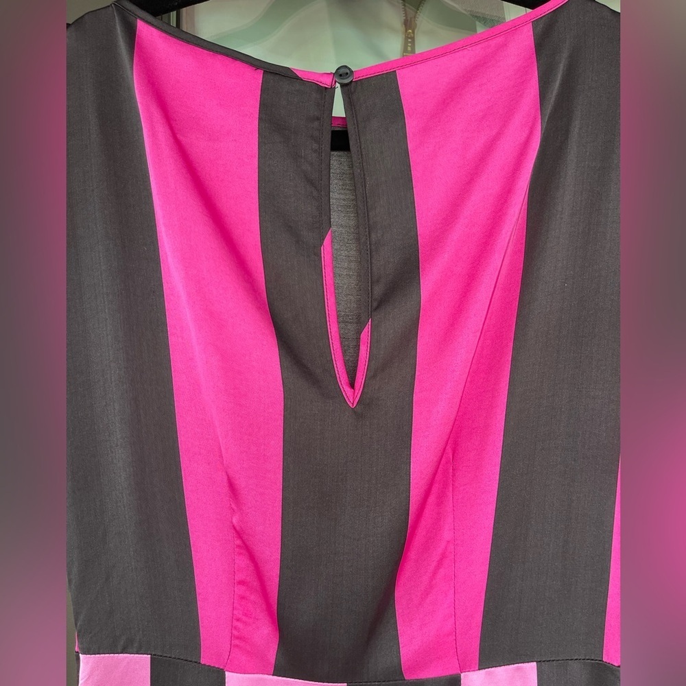 CHRISTOPHER JOHN ROGERS + Target ~ Pink & Black Striped Maxi Dress ~ Size 0 - Picture 15 of 16